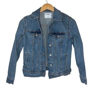 Old Navy Women’s Cotton Button Front Jean Jacket Size XS